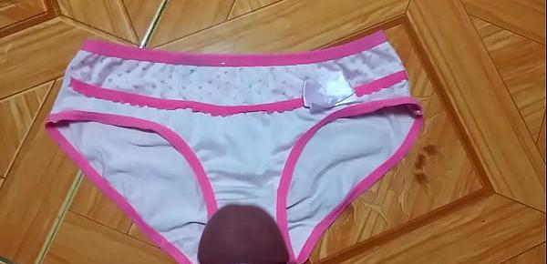  Sịp viền hồng thủy chung  | Cum on panties compilation the best!